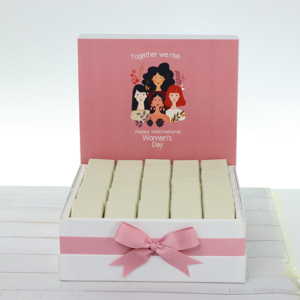 "Together we rise" international women's day designed premium chocolate large hamper