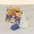 Set of 20 Happy diwali elephant festive premium chocolate triangle box giveaway