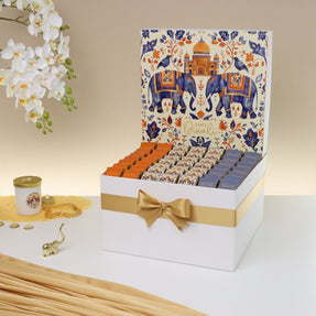 HAPPY DIWALI ELEPHANT FESTIVE DESIGNED CHOCOLATE EXTRA LARGE HAMPER