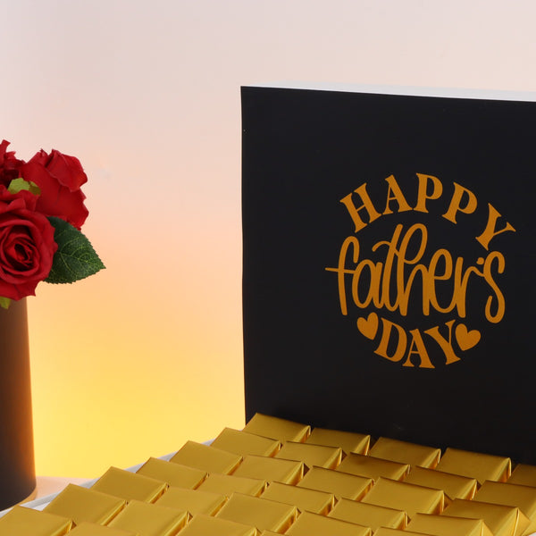 Father's day minimalist designed premium chocolate large hamper