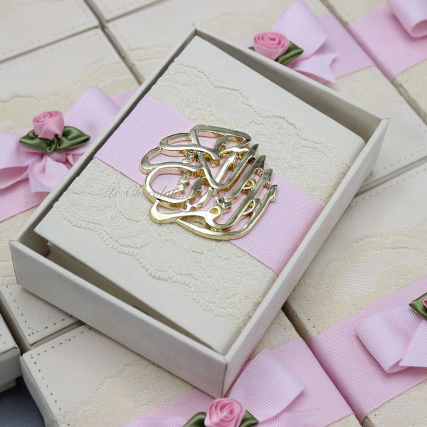 Set of 20 Baby flower decorated quran velvet box