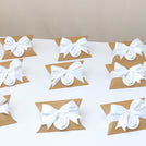 Set of 20 Rustic bridal premium chocolate pillow box