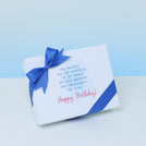 Birthday you deserve happiness 12P chocolate hard box