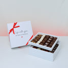 Love message "life with you" designed 2-layer premium chocolate hard box