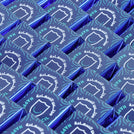 Corporate customized chocolate arrangement wood stand