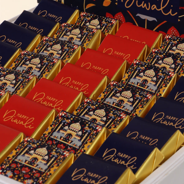 Happy diwali majestic elephant designed premium chocolate large hamper