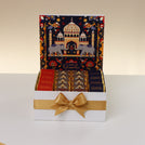 Happy diwali majestic elephant designed premium chocolate medium hamper