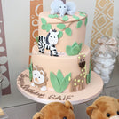 Luxury safari theme decorated chocolate & sweets dessert table