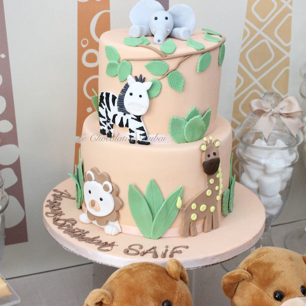 Luxury safari theme decorated chocolate & sweets dessert table