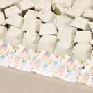 Luxury eid mubarak acrylic mosque decorated chocolate leather tray