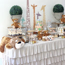 Luxury safari theme decorated chocolate & sweets dessert table