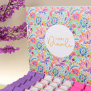 Happy diwali floral pattern designed premiumchocolate extra large hamper