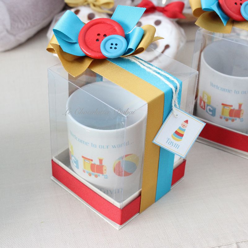 BABY TOY STORE THEME DESIGNED MUG CLEAR BOX