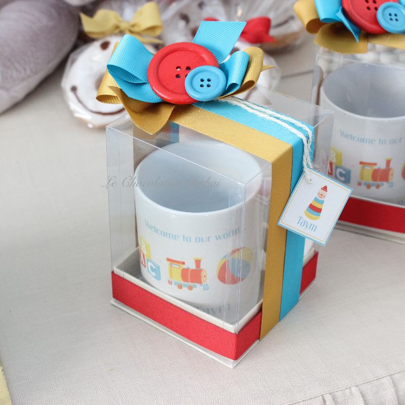 BABY TOY STORE THEME DESIGNED MUG CLEAR BOX