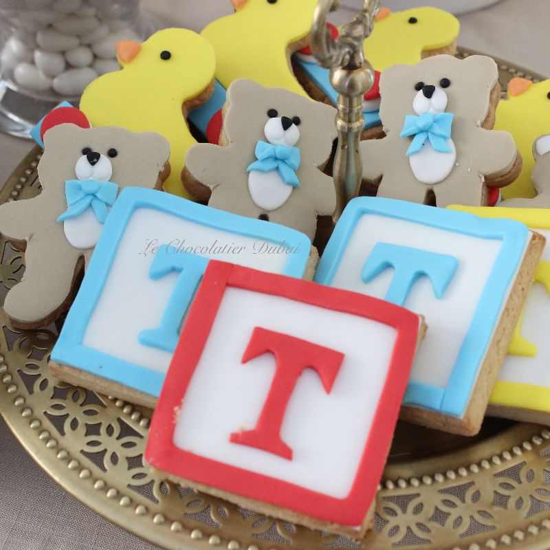 Baby boy toy store theme dessert table