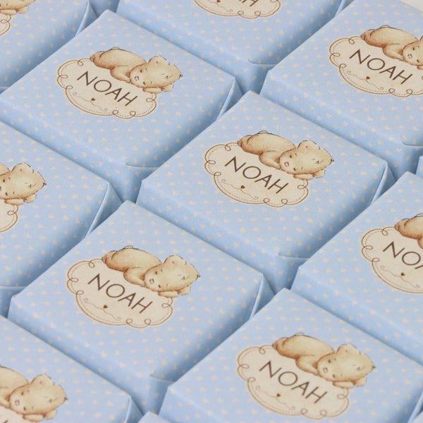 Baby teddy design personalized chocolate