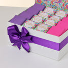 Happy diwali floral pattern designed premium chocolate medium hamper