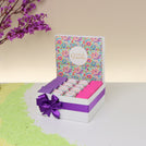 Happy diwali floral pattern designed premium chocolate medium hamper