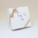 "Thank you" butterfly designed premium chocolate one layer hard box