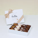 Good luck finding better co-worker than us 12piece premium chocolate hard box