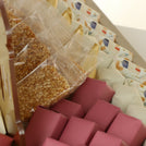 Eid Mubarak designed acrylic mosque decorated chocolate leather tray