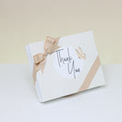 "Thank you" butterfly designed 20-piece premium chocolate hard box