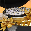 Graduation designed premium chocolate large leather tray