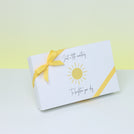 "Brighten your day" sun streak designed 15-piece premium chocolate hard box