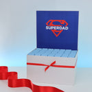 Father's day "Super dad" designed chocolate extra large hamper