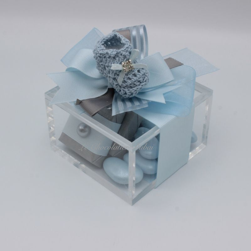 BABY ACRYLIC ELEPHANT DECORATED CHOCOLATE ACRYLIC BOX