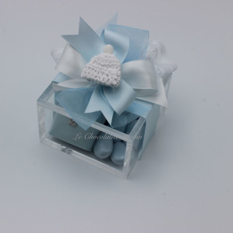 BABY ACRYLIC ELEPHANT DECORATED CHOCOLATE ACRYLIC BOX