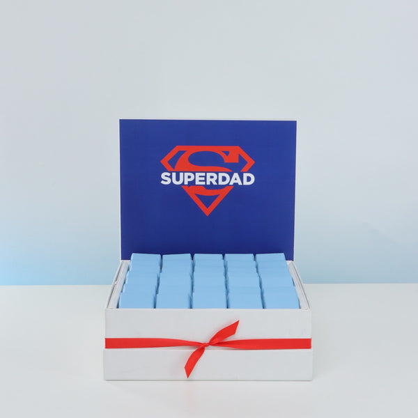 Father's day "Super dad" designed chocolate large hamper