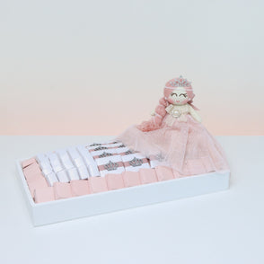 Baby girl princess toy decorated choc...