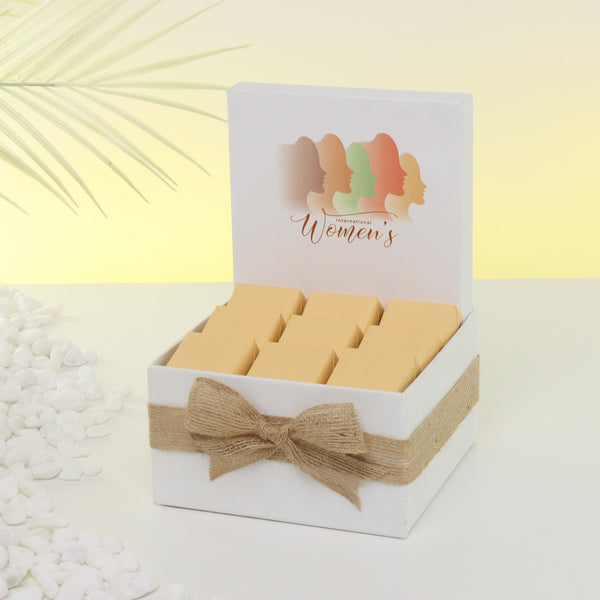 "International women's day" classic designed premium chocolate small hamper