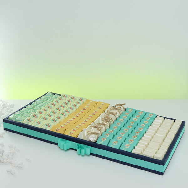 Baby little prince designed personalized premium chocolate large leather tray