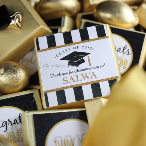 Graduation designed personalized premium chocolate