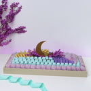 Ramadan eid elegant chocolate leather tray