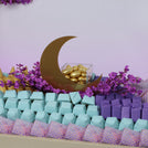 Ramadan eid elegant chocolate leather tray