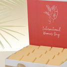 International women's day designed premium chocolate medium hamper