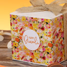 Set of 20 Happy Diwali floral designed premium chocolate cube soft box giveaway