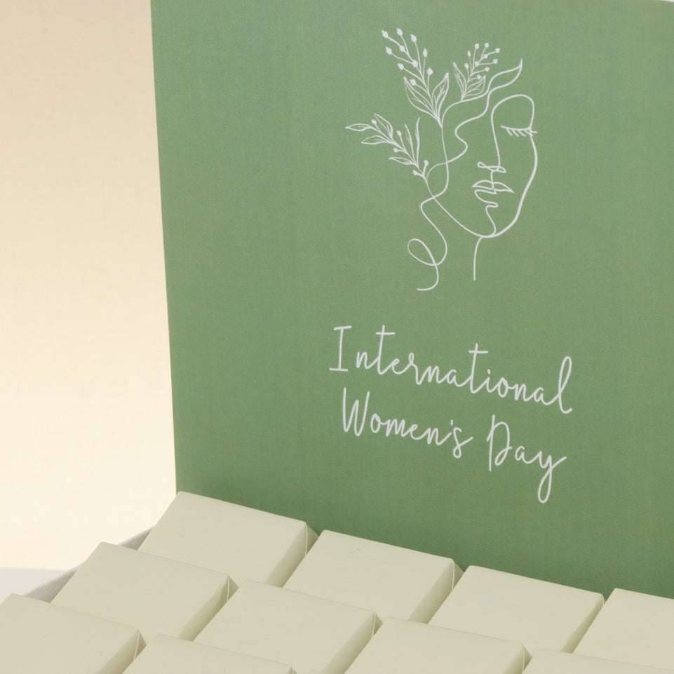 International women's day minimalist design chocolate large hamper