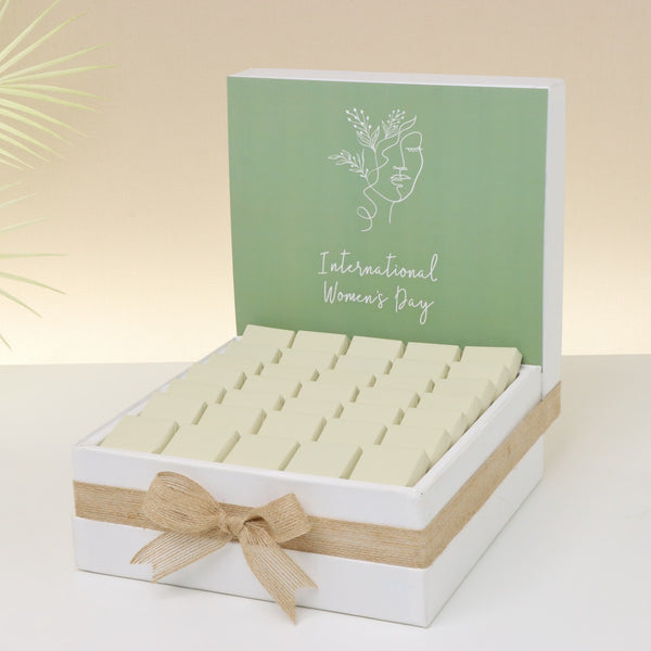 International women's day minimalist design premium chocolate large hamper