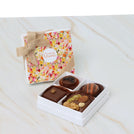 Set of 15 Happy Diwali floral designed 4-piece premium chocolate hard box