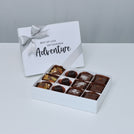 Good luck on your new adventure designed 12-piece premium chocolate hard box