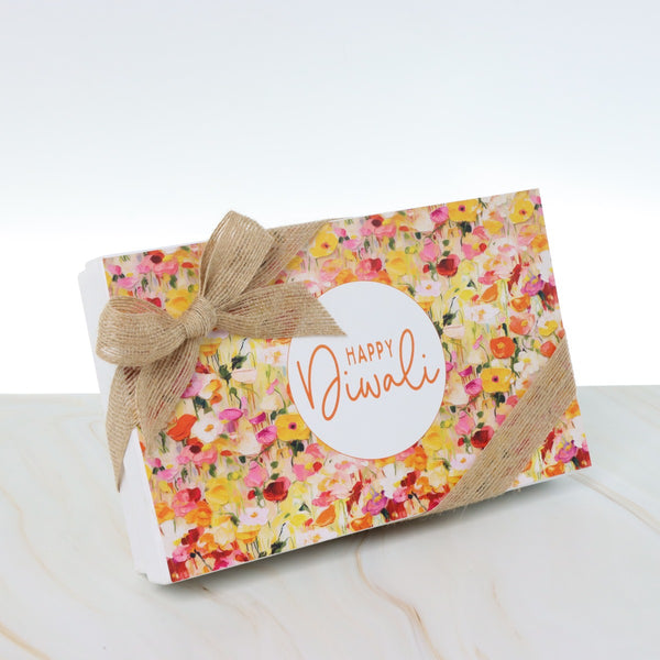 Happy diwali floral designed 15-piece premium chocolate hard box