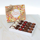 Happy diwali floral designed 20-piece premium chocolate hard box
