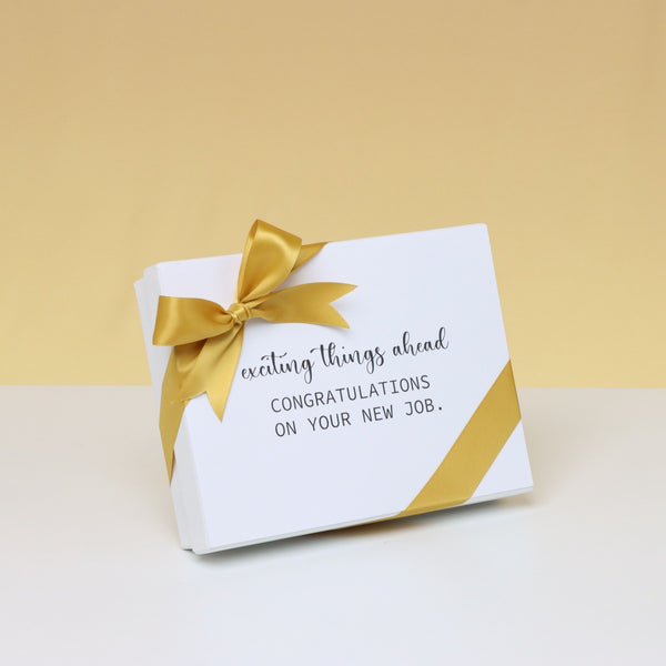 Congratulations on your new job 12piece premium chocolate hard box