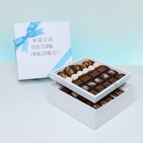 We're so sad you're escaping designed...