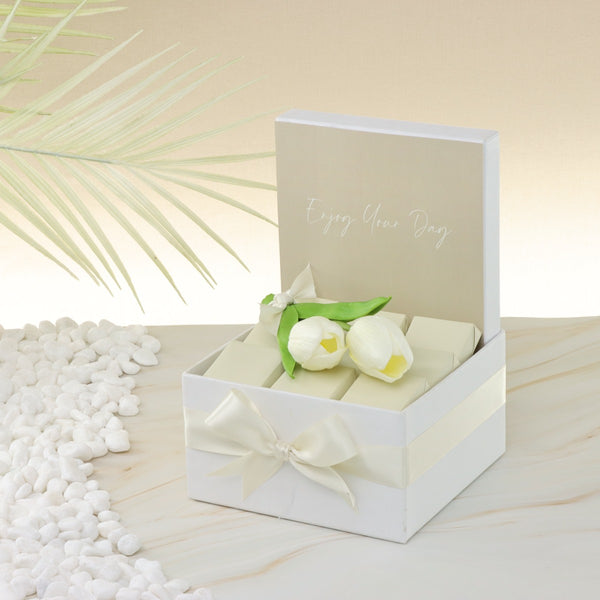 Enjoy your day minimalist designed premium chocolate small hamper