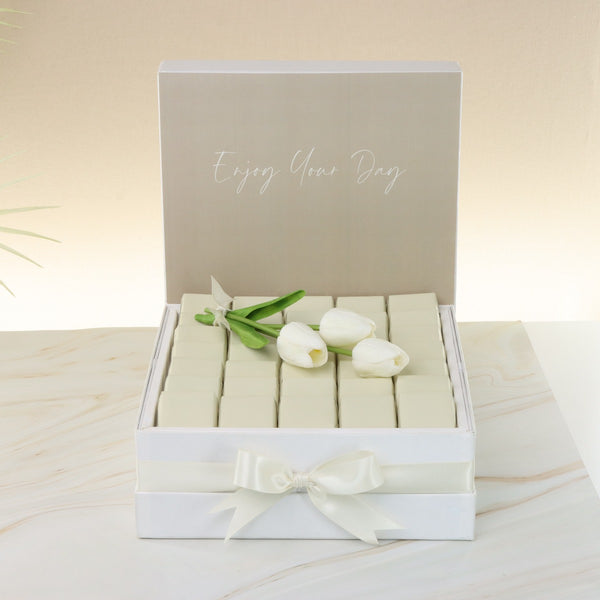 Enjoy your day minimalist designed premium chocolate large hamper